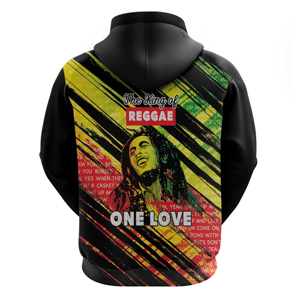 Reggae Legend Hoodie Love The Life You Live Live The Life You Love