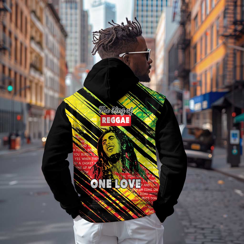 Reggae Legend Hoodie Love The Life You Live Live The Life You Love