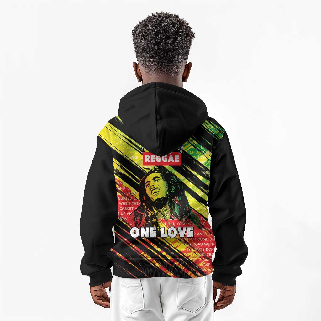 Reggae Legend Kid Hoodie Love The Life You Live Live The Life You Love