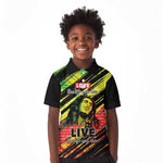 Reggae Legend Kid Polo Shirt Love The Life You Live Live The Life You Love