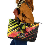 Reggae Legend Leather Tote Bag Love The Life You Live Live The Life You Love