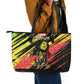 Reggae Legend Leather Tote Bag Love The Life You Live Live The Life You Love