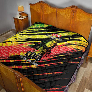 Reggae Legend Quilt Love The Life You Live Live The Life You Love