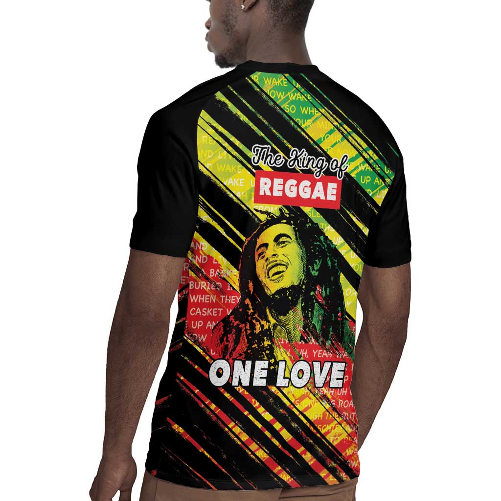 Reggae Legend Rugby Jersey Love The Life You Live Live The Life You Love