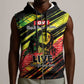 Reggae Legend Sleeveless Zip Hoodie Love The Life You Live Live The Life You Love - African Pride