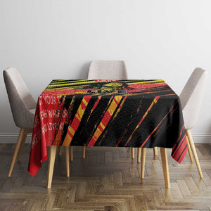Reggae Legend Tablecloth Love The Life You Live Live The Life You Love