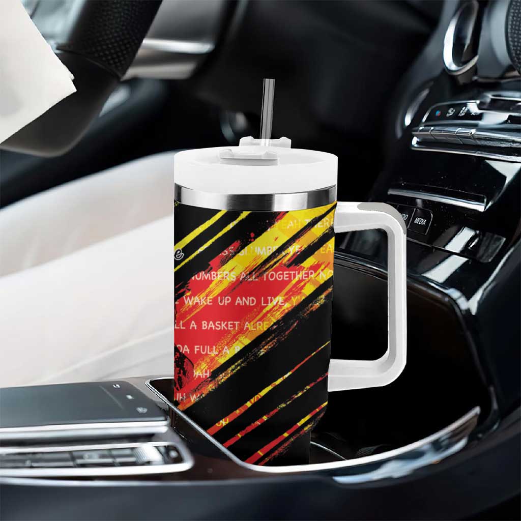 Reggae Legend Tumbler With Handle Love The Life You Live Live The Life You Love