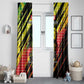 Reggae Legend Window Curtain Love The Life You Live Live The Life You Love