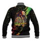 Afro Legend Bob Baseball Jacket One Love Heart Destiny