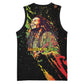Afro Legend Bob Basketball Jersey One Love Heart Destiny - African Pride
