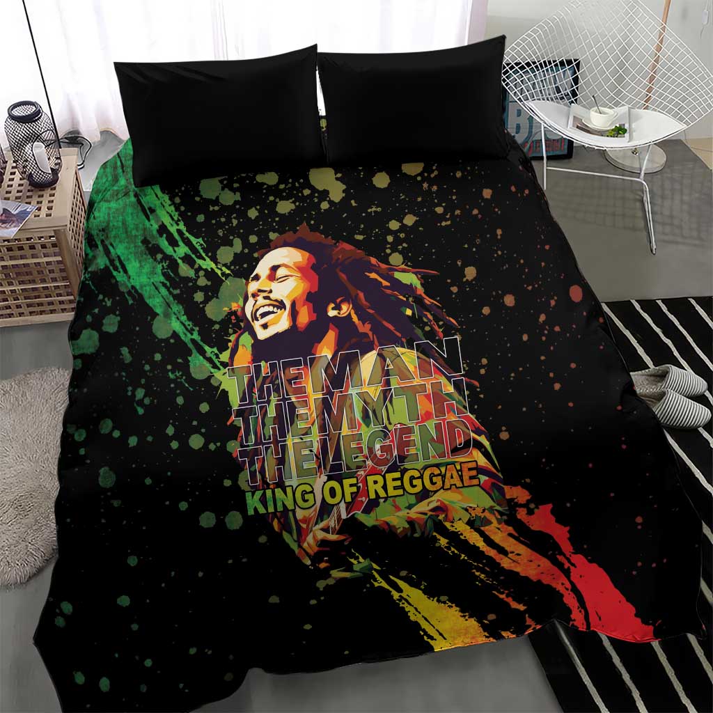 Afro Legend Bob Bedding Set One Love Heart Destiny