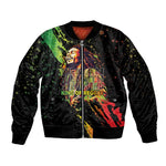 Afro Legend Bob Bomber Jacket One Love Heart Destiny