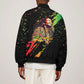 Afro Legend Bob Bomber Jacket One Love Heart Destiny