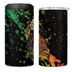 Afro Legend Bob 4 in 1 Can Cooler Tumbler One Love Heart Destiny