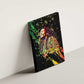Afro Legend Bob Canvas Wall Art One Love Heart Destiny