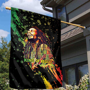 Afro Legend Bob Garden Flag One Love Heart Destiny
