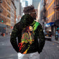 Afro Legend Bob Hoodie One Love Heart Destiny
