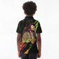 Afro Legend Bob Kid Polo Shirt One Love Heart Destiny