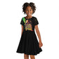 Afro Legend Bob Kid Short Sleeve Dress One Love Heart Destiny