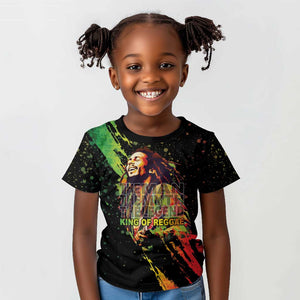Afro Legend Bob Kid T shirt One Love Heart Destiny