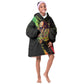 Afro Legend Bob Kid Wearable Blanket Hoodie One Love Heart Destiny