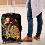 Afro Legend Bob Luggage Cover One Love Heart Destiny