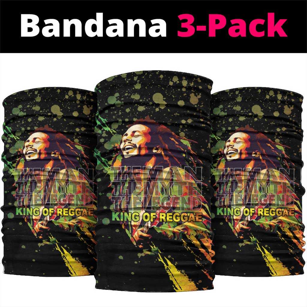 Afro Legend Bob Neck Gaiter One Love Heart Destiny LT05