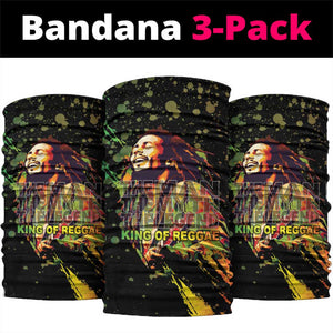 Afro Legend Bob Neck Gaiter One Love Heart Destiny LT05