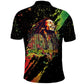 Afro Legend Bob Polo Shirt One Love Heart Destiny