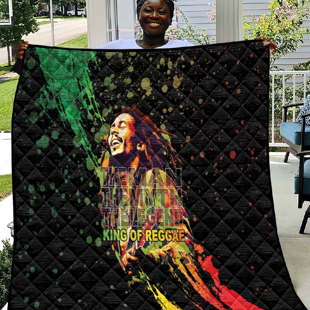 Afro Legend Bob Quilt One Love Heart Destiny