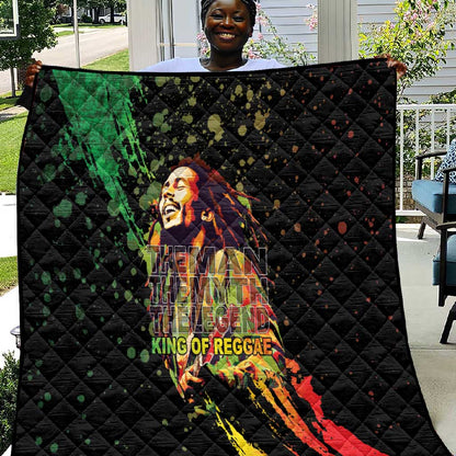 Afro Legend Bob Quilt One Love Heart Destiny