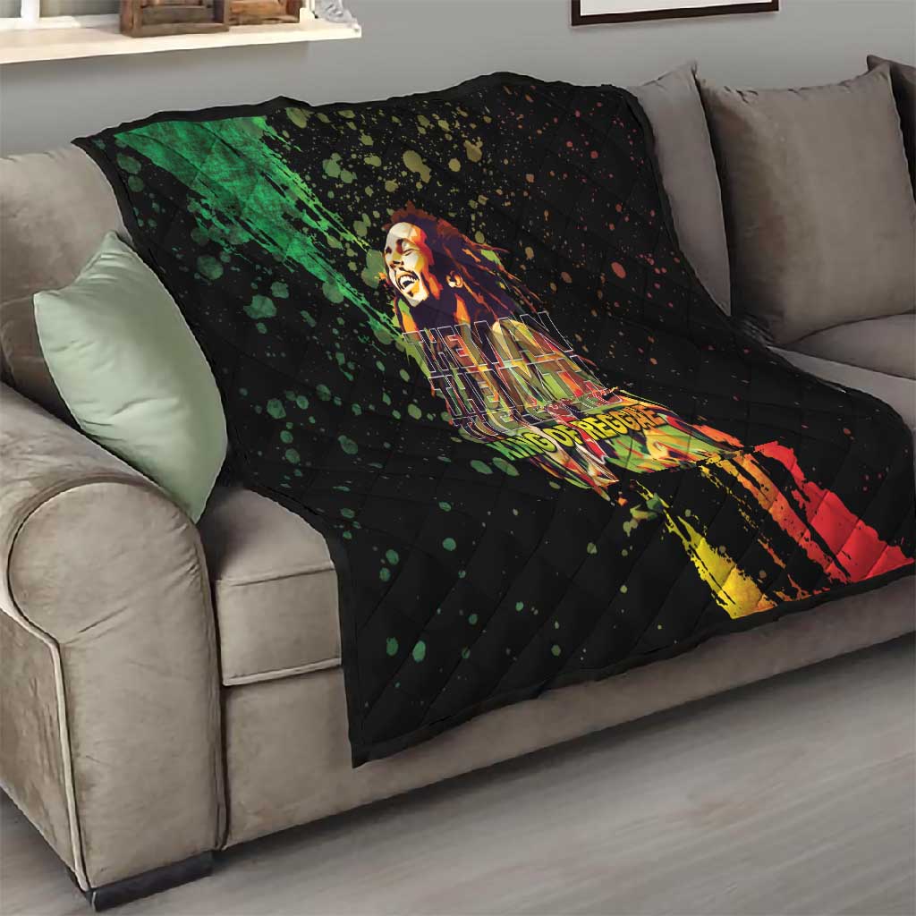 Afro Legend Bob Quilt One Love Heart Destiny