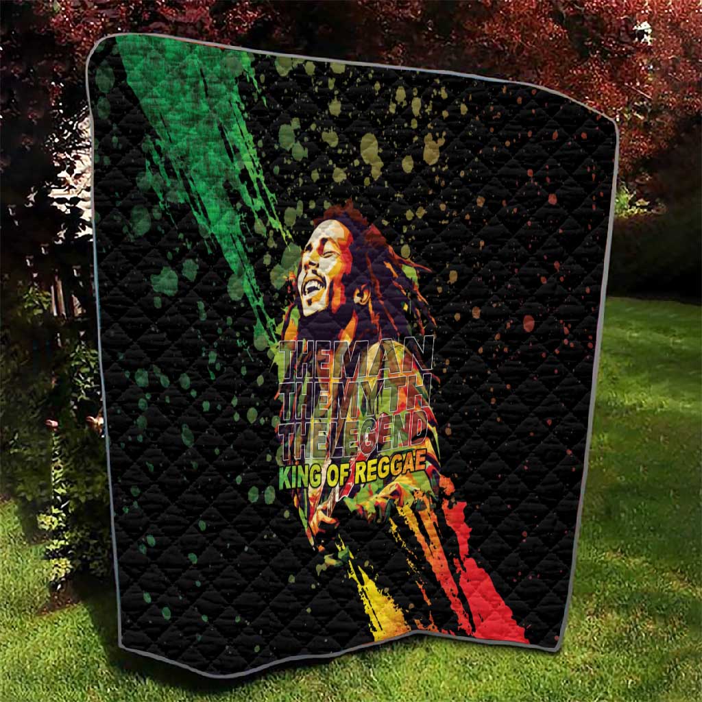 Afro Legend Bob Quilt One Love Heart Destiny