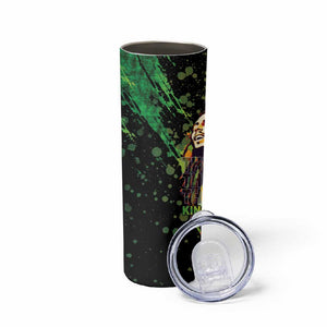 Afro Legend Bob Skinny Tumbler One Love Heart Destiny