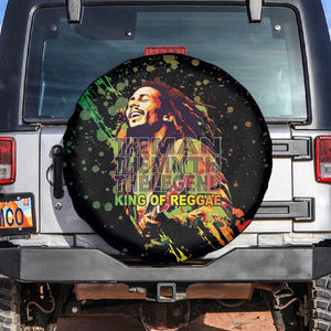 Afro Legend Bob Spare Tire Cover One Love Heart Destiny