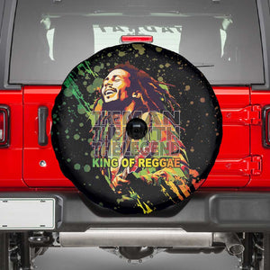 Afro Legend Bob Spare Tire Cover One Love Heart Destiny