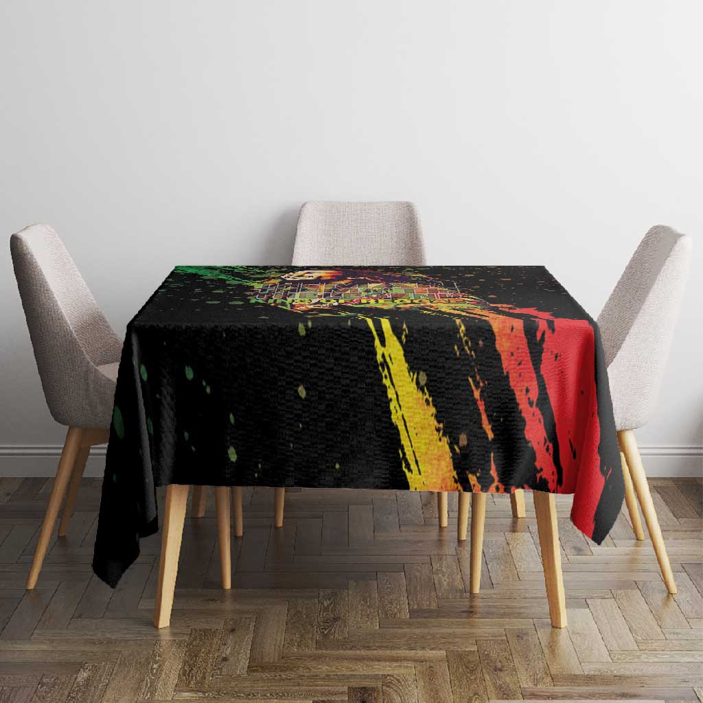 Afro Legend Bob Tablecloth One Love Heart Destiny