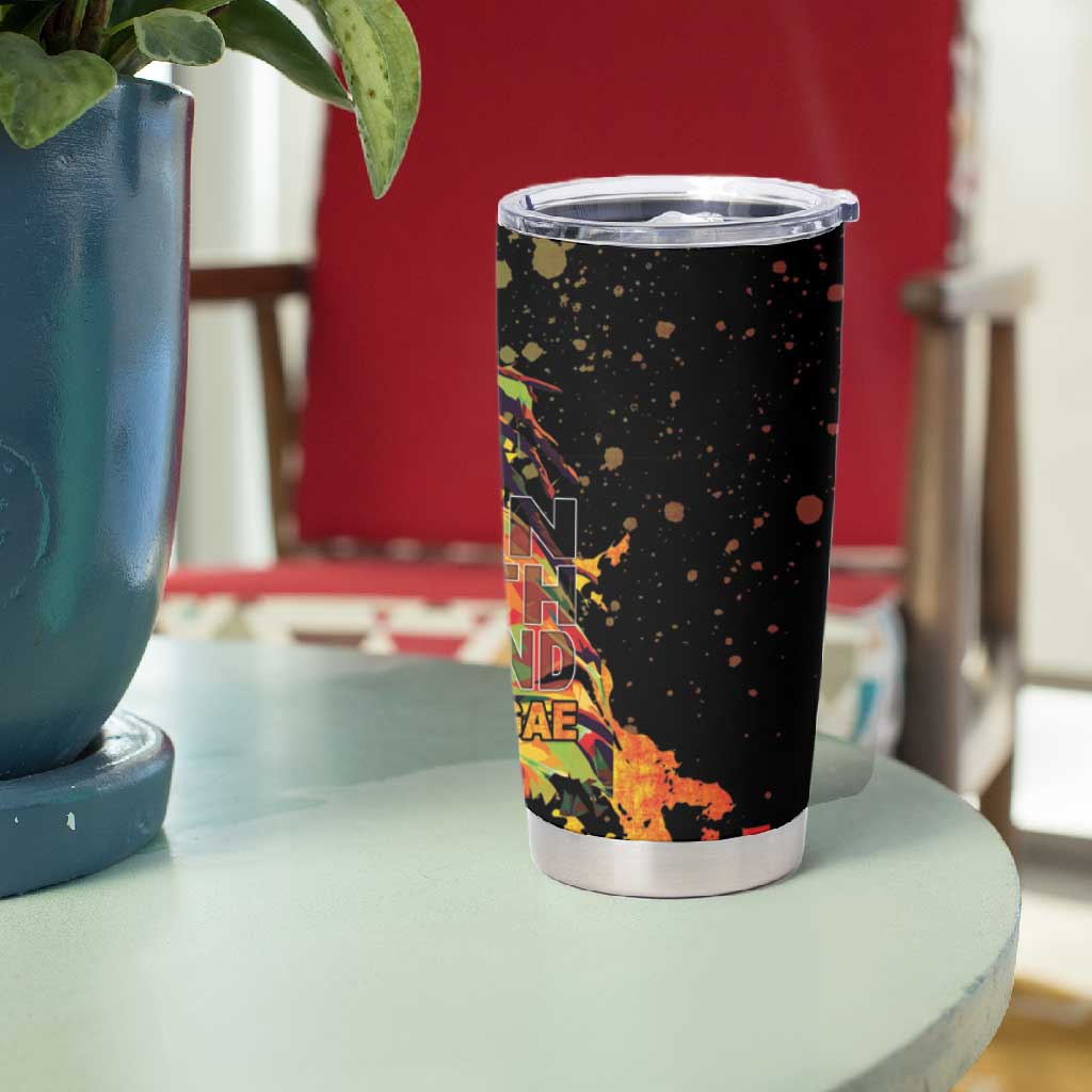 Afro Legend Bob Tumbler Cup One Love Heart Destiny