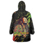 Afro Legend Bob Wearable Blanket Hoodie One Love Heart Destiny