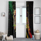 Afro Legend Bob Window Curtain One Love Heart Destiny
