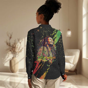 Afro Legend Bob Women Casual Shirt One Love Heart Destiny LT05