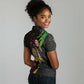Afro Legend Bob Women Polo Shirt One Love Heart Destiny