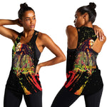 Afro Legend Bob Women Racerback Tank One Love Heart Destiny