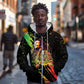 Afro Legend Bob Zip Hoodie One Love Heart Destiny