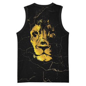 Reggae King Marley Basketball Jersey Gold Lion - African Pride