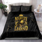 Reggae King Marley Bedding Set Gold Lion