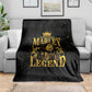 Reggae King Marley Blanket Gold Lion
