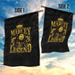 Reggae King Marley Garden Flag Gold Lion