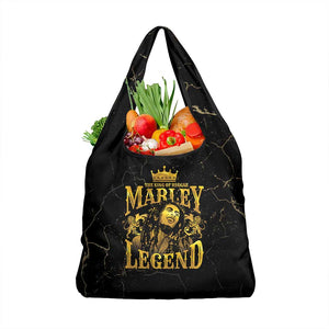 Reggae King Marley Grocery Bag Gold Lion