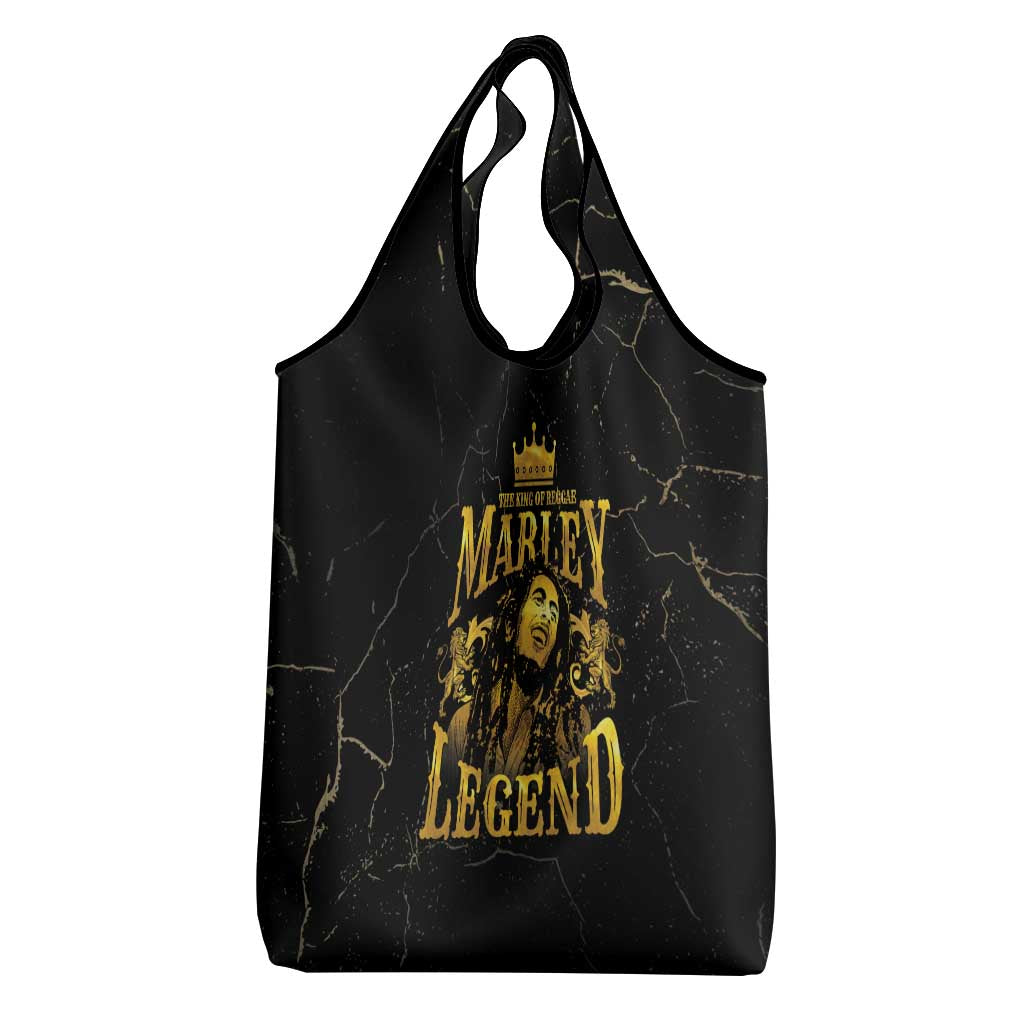 Reggae King Marley Grocery Bag Gold Lion